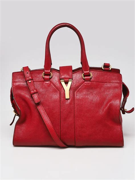 ysl cabas chyc red bag|ysl bag prices.